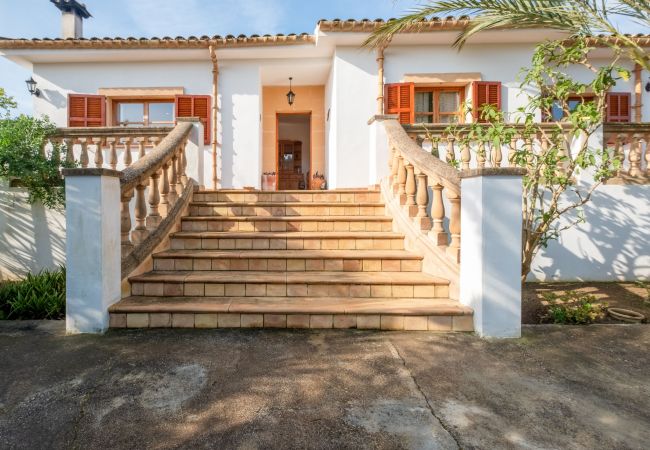 庄园 在 Sa Pobla - Can Mussol 040 magnifica villa con piscina privada, gran jardín, zona infantil, billar, ping pong y WiFi 庄园 在 Sa Pobla - Can Mussol 040 magnifica villa con piscina privada, gran jardín, zona infantil, billar, ping pong y WiFi
