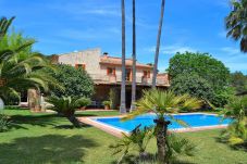 别墅 在 Binissalem - Can Bast 106 lujosa villa con piscina privada, sauna, jacuzzi, zona infantil y barbacoa