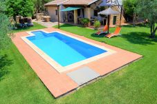 庄园 在 Son Serra de Marina - Casa Inés 165 magnífica finca con piscina privada, gran jardín, aire acondicionado y WiFi