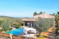 庄园 在 Sineu - Son Arcaines de Can Simó 070 magnífica villa con piscina privada, terraza, ping pong y aire acondicionado