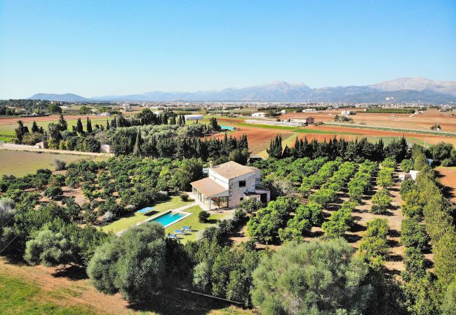 庄园 在 Muro - Son Morey Tarongers 108 fantástica finca con piscina privada, jardín, terraza y aire acondicionado 庄园 在 Muro - Son Morey Tarongers 108 fantástica finca con piscina privada, jardín, terraza y aire acondicionado