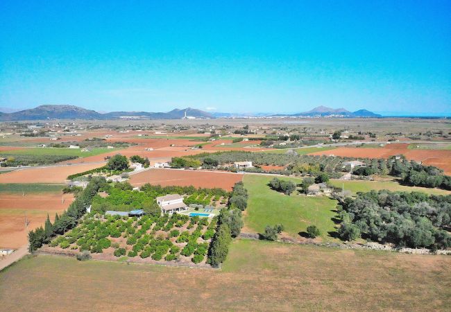 庄园 在 Muro - Son Morey Tarongers 108 fantástica finca con piscina privada, jardín, terraza y aire acondicionado 庄园 在 Muro - Son Morey Tarongers 108 fantástica finca con piscina privada, jardín, terraza y aire acondicionado