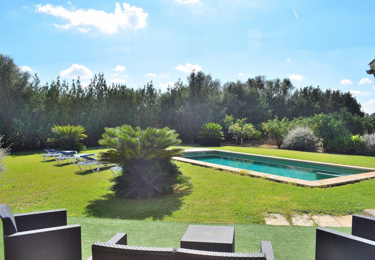 庄园 在 Muro - Son Morey Tarongers 108 fantástica finca con piscina privada, jardín, terraza y aire acondicionado 庄园 在 Muro - Son Morey Tarongers 108 fantástica finca con piscina privada, jardín, terraza y aire acondicionado