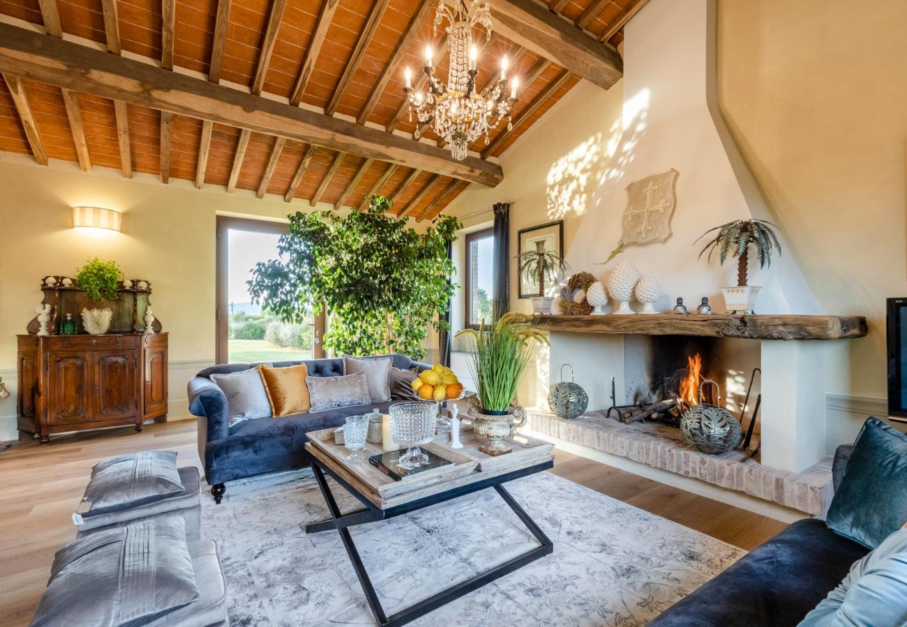 别墅 在 Orentano - IL CONTE Luxury Tuscany 3 bedrooms Farmhouse Villa with Private Pool and SPA in Orentano 别墅 在 Orentano - IL CONTE Luxury Tuscany 3 bedrooms Farmhouse Villa with Private Pool and SPA in Orentano