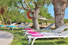 别墅 在 Santa Margalida - Vernissa 288 fantástica villa con piscina privada, gran jardín, barbacoa y aire acondicionado