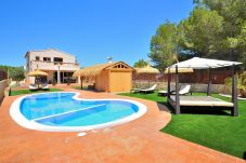 别墅 在 Son Serra de Marina - Mexic 066 magnífica villa con piscina privada, barbacoa, zona infantil y aire acondicionado