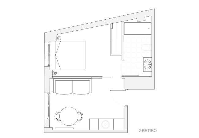 公寓 在 Madrid - Retiro: Cómodo apartamento en la zona de Delicias  公寓 在 Madrid - Retiro: Cómodo apartamento en la zona de Delicias
