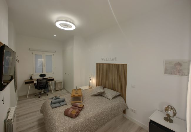  在 Madrid - Roma: habitación con comodidad y zonas compartidas Gran Vía-Madrid