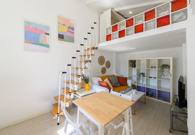  在 Madrid - Piso tipo loft de 1 dormitorio en el centro de Madrid