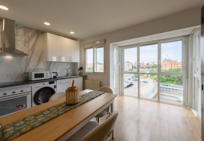 公寓 在 Madrid - Piso moderno de 1 dormitorio con ventanales y sofá cama para invitados en Madrid.Temporal  公寓 在 Madrid - Piso moderno de 1 dormitorio con ventanales y sofá cama para invitados en Madrid.Temporal