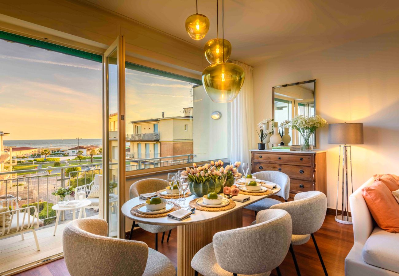 公寓 在 Viareggio - Sea-View Terrace: Elegance and Spectacular Views in Viareggio